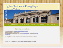 Tablet Screenshot of eglise16cours-voltaire.fr